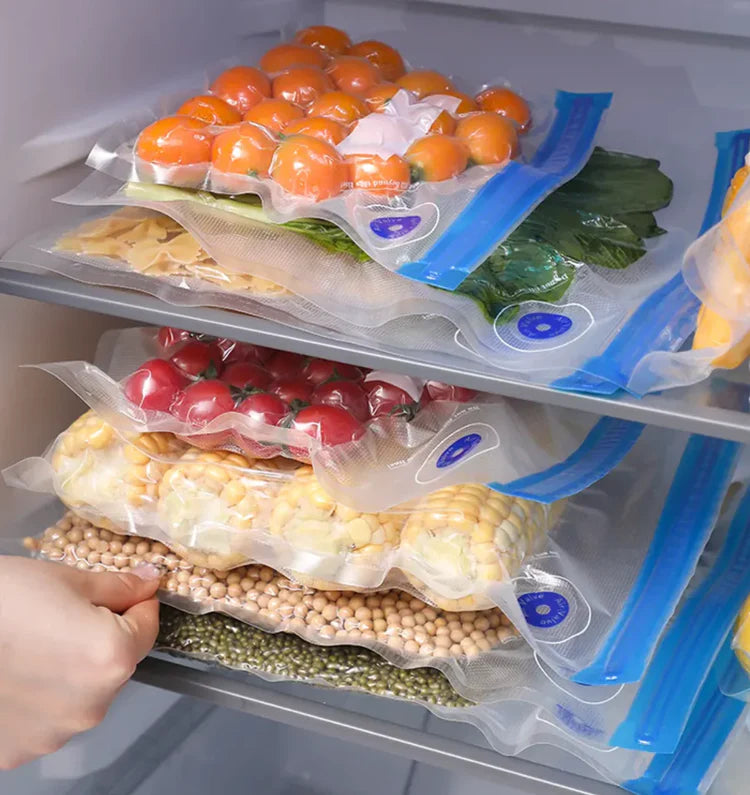 Vacuum Freezer Storage Bags Manufactured with BPA-Free & Non-Toxic Materials